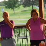 
Alan Honerkamp & Debbie Schulte - 1st Place Couples Championship (holders of the prestigious Toaster Oven)